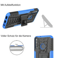 Outdoor Case Panzer Hülle Cover Huawei Handytasche Schutzhülle Handyhülle Handy Blau P40 Lite E