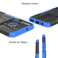 Outdoor Case Panzer Hülle Cover Huawei Handytasche Schutzhülle Handyhülle Handy Blau P40 Lite E