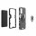 Hülle für Samsung Galaxy A13 4G, Schutzhülle Handy Tasche Ring Case Cover Bumper Schwarz