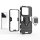 Hülle Xiaomi 14 Handyhülle Stoßfest 360° Drehbarer Ring Ständer TPU Back Cover Schwarz
