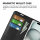 Handyhülle für Apple iPhone 15 - Klapphülle PU-Leder Schwarz
