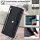 Handykette Samsung Hülle mit Band Handyhülle Kartenfächer PU Leder Umhängetasche Galaxy Xcover 6 Pro Schwarz