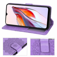 Hülle für Xiaomi Redmi 12C Handyhülle Handy Tasche Klapphülle Wallet Case Etui Lila