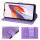 Hülle für Xiaomi Redmi 12C Handyhülle Handy Tasche Klapphülle Wallet Case Etui Lila