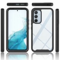 Panzer Hülle Handy Tasche 360 Grad TPU vollschutz mit Integriertem Displayschutz Samsung Galaxy A34 5G