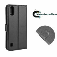 Handyhülle für ZTE Blade A5 2020 – Klapphülle PU-Leder Schwarz