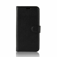 Handyhülle für ZTE Blade A5 2020 – Klapphülle PU-Leder Schwarz