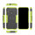 Handy Tasche Lenovo Motorola Panzer Hülle Hybrid Case Cover Schutzhülle Bumper Motorola Moto E6 Plus Grün