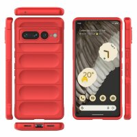 Hülle für Google Pixel 7 Pro Handyhülle Handy Tasche Back Cover Bumper TPU Case Rot