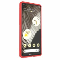 Hülle für Google Pixel 7 Pro Handyhülle Handy Tasche Back Cover Bumper TPU Case Rot
