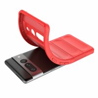 Hülle für Google Pixel 7 Pro Handyhülle Handy Tasche Back Cover Bumper TPU Case Rot