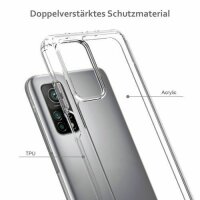Xiaomi Hülle Durchsichtige Handy Tasche Stoßfeste Schutzhülle Handyhülle Cover Xiaomi Mi 10T / Mi 10T Pro
