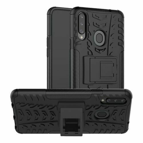 Handy Tasche für Samsung Galaxy A20s Hülle Outdoor Case Back Cover Handyhülle