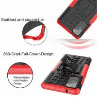 Handy Tasche für SAMSUNG Galaxy Hülle Handyhülle Schutzhülle Outdoor Case Schale Galaxy S20 FE SM-G780F Rot