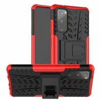Handy Tasche für SAMSUNG Galaxy Hülle Handyhülle Schutzhülle Outdoor Case Schale Galaxy S20 FE SM-G780F Rot
