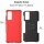 Handy Tasche für SAMSUNG Galaxy Hülle Handyhülle Schutzhülle Outdoor Case Schale Galaxy S20 FE SM-G780F Rot