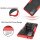 Handy Tasche für SAMSUNG Galaxy Hülle Handyhülle Schutzhülle Outdoor Case Schale Galaxy S20 FE SM-G780F Rot