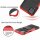 Handy Tasche für SAMSUNG Galaxy Hülle Handyhülle Schutzhülle Outdoor Case Schale Galaxy S20 FE SM-G780F Rot