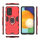 Hülle für Samsung Galaxy A53 5G, Schutzhülle Handy Tasche Ring Case Cover Bumper Rot