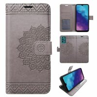 Handy Tasche für ZTE Blade Hülle Schutzhülle Klapphülle Flip Case Schale Etui BF Grau Blade V30 Vita