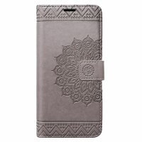 Handy Tasche für ZTE Blade Hülle Schutzhülle Klapphülle Flip Case Schale Etui BF Grau Blade V30 Vita