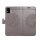 Handy Tasche für ZTE Blade Hülle Schutzhülle Klapphülle Flip Case Schale Etui BF Grau Blade V30 Vita