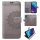 Handy Tasche für ZTE Blade Hülle Schutzhülle Klapphülle Flip Case Schale Etui BF Grau Blade V30 Vita