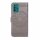 Handy Tasche für ZTE Blade Hülle Schutzhülle Klapphülle Flip Case Schale Etui BF Grau Blade V30 Vita