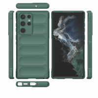 Hülle Handyhülle für Samsung Galaxy S22 Ultra - Schutzhülle Handytasche Case TPU Grün