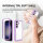 Hülle für Samsung Galaxy S24 Handyhülle 2 Teilig Bumper Case mit Kantenschutz  Lila