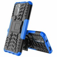 Schutz Hülle Xiaomi Handy Tasche Case Cover Silikon Schale Outdoor Handyhülle BF Xiaomi Redmi Note 10 Blau