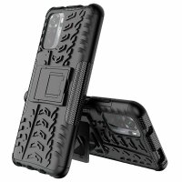 Schutz Hülle Xiaomi Handy Tasche Case Cover Silikon Schale Outdoor Handyhülle BF Xiaomi Redmi Note 10 Blau