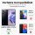 Handykette für Xiaomi Redmi Note 12 Pro+ Handyhülle mit Band Hülle mit Kordel Blau