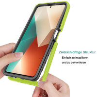 360 Grad Hülle mit eingebautem Displayschutz für Xiaomi Redmi Note 13 5G Bumper