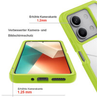 360 Grad Hülle mit eingebautem Displayschutz für Xiaomi Redmi Note 13 5G Bumper