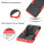 Handy Tasche für Samsung Galaxy Case Panzer Hülle Cover Schutzhülle Etui Bumper Galaxy S20 Ultra SM-G988 Rot