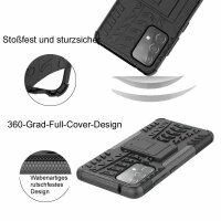 Handy Tasche für SAMSUNG Galaxy Hülle Handyhülle Schutzhülle Outdoor Case Schale Galaxy A52 5G Schwarz