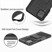 Handy Tasche für SAMSUNG Galaxy Hülle Handyhülle Schutzhülle Outdoor Case Schale Galaxy A52 5G Schwarz