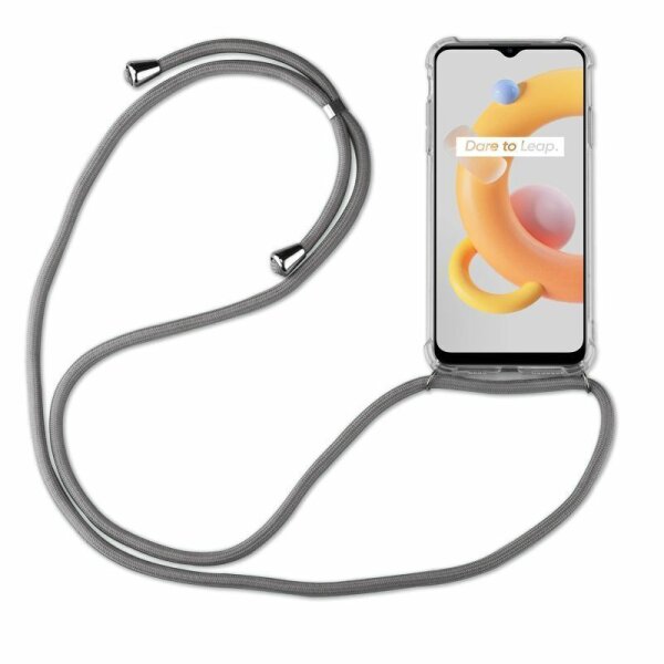 Handykette Realme C11 2021 Handyhülle mit Band Schutz Hülle Kordel Handy Tasche
