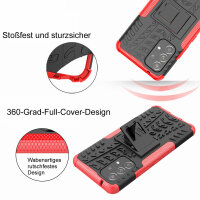 Hülle für Samsung Galaxy A53 5G - Schutzhülle Handyhülle Tasche Bumper  Case TPU Rot