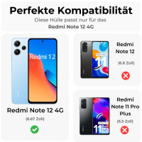 360° Grad Hülle Xiaomi Redmi Note 12 4G Rundum...