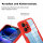 360° Grad Hülle Xiaomi Redmi Note 12 4G Rundum vollschutz mit Displayschutz Rot