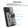 Outdoor Panzer Hülle für Samsung Galaxy A14 mit Kameraschutz Ringhalter Bumper  Silber