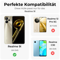 Realme 9i, Handy Tasche Handyhülle Hülle Schutzhülle Klapphülle Flip Case Schale