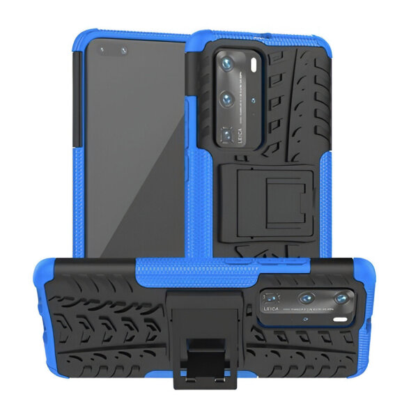 Outdoor Case Panzer Hülle Cover Huawei Handytasche Schutzhülle Handyhülle Handy Blau P40 Pro