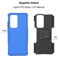 Outdoor Case Panzer Hülle Cover Huawei Handytasche Schutzhülle Handyhülle Handy Blau P40 Pro