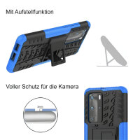 Outdoor Case Panzer Hülle Cover Huawei Handytasche Schutzhülle Handyhülle Handy Blau P40 Pro