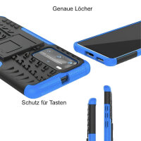Outdoor Case Panzer Hülle Cover Huawei Handytasche Schutzhülle Handyhülle Handy Blau P40 Pro