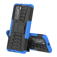 Outdoor Case Panzer Hülle Cover Huawei Handytasche Schutzhülle Handyhülle Handy Blau P40 Pro