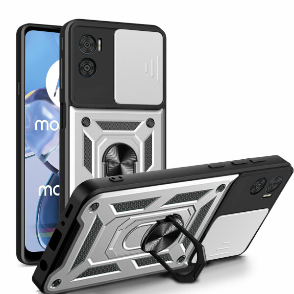 Motorola Moto E22 / E22i Handyhülle Handy Tasche Hülle Outdoor Back TPU Bumper